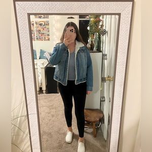 Fur Lined Denim Jacket